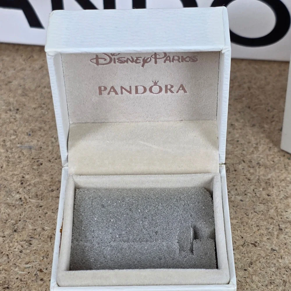 Pandora Disney Parks Authentic Original Jewelry Box with‎ Disney Castle Logo